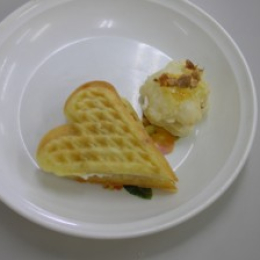 バナナワッフル