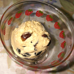 黒豆黒酢アイス